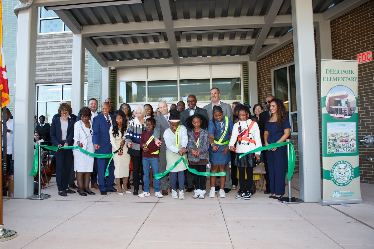 BaltCoExec's tweet photo. The newly-constructed school is the first elementary in Baltimore County—and Maryland—to be net-zero, meaning it produces as much energy as it uses. It comes with 300 new seats for students and state-of-the-art, 21st century learning spaces designed to inspire. https://t.co/9tKGHe1zAc