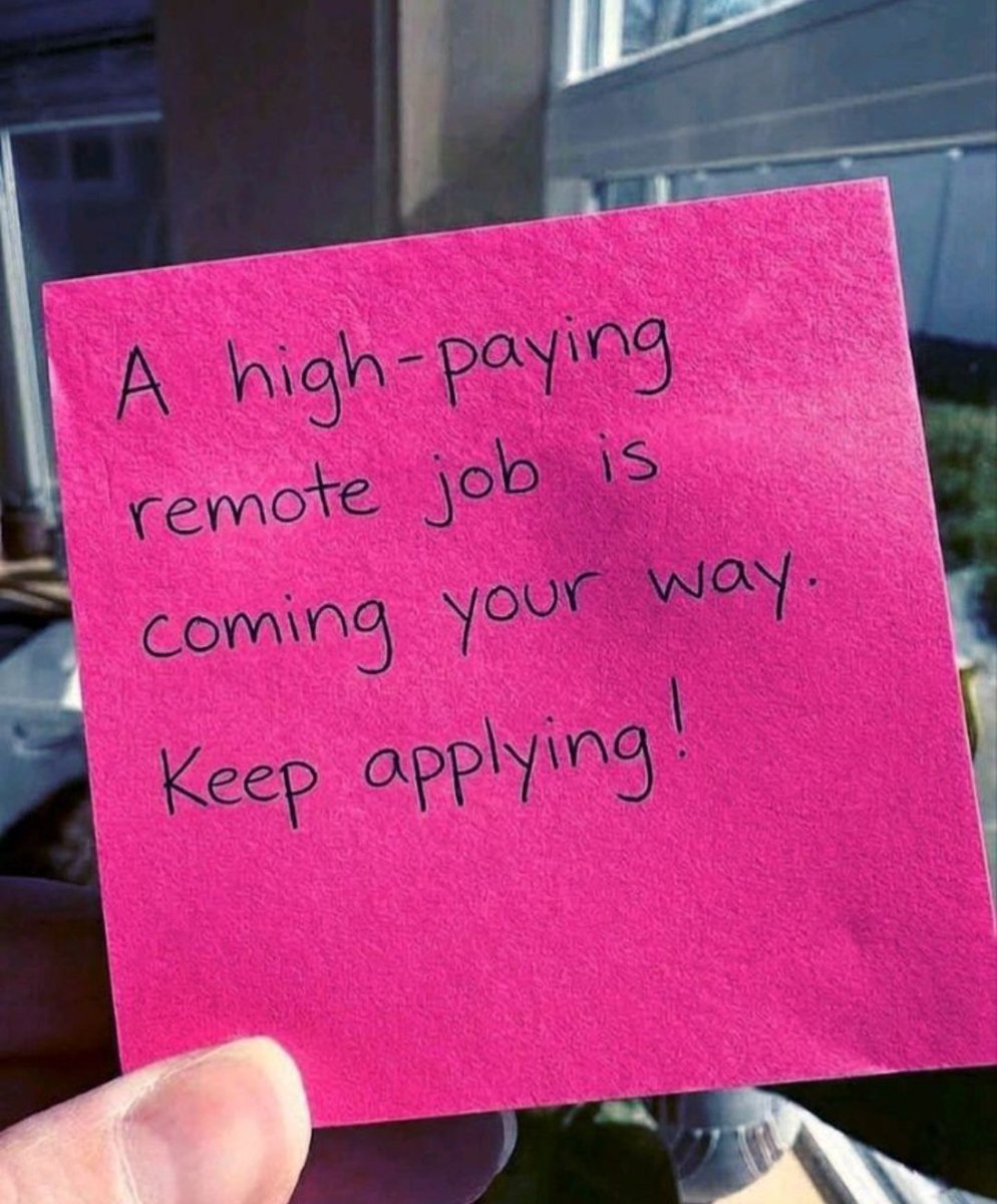 JOBCORNER247's tweet photo. Believe It ❤️ https://t.co/XRsbWznuJT