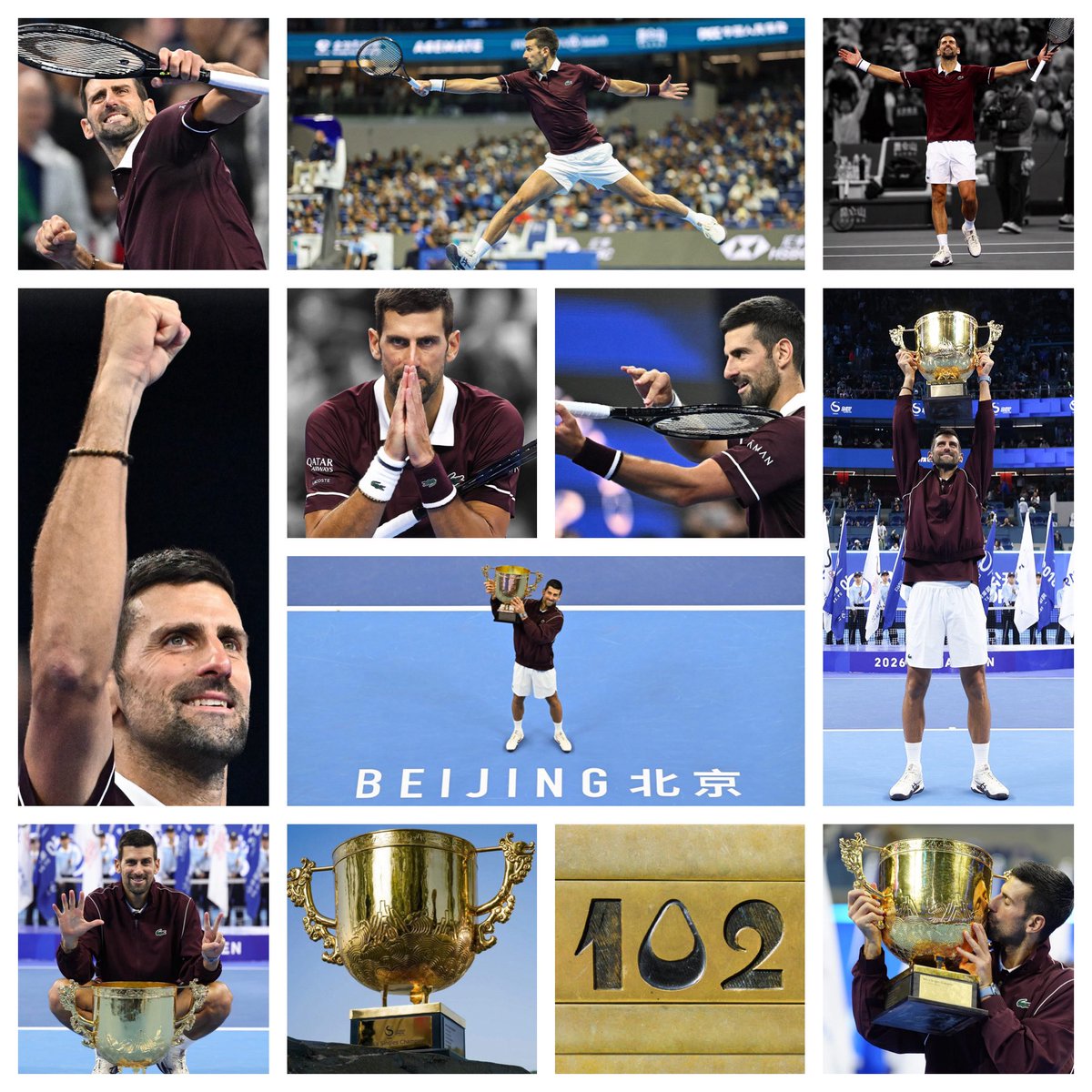 KRIZDIM24's tweet photo. Thank you @DjokerNole for giving us the best years of your life and for allowing us to celebrate yet another milestone. IDEMO!!! 🐐 https://t.co/e4Re1vcBL5
