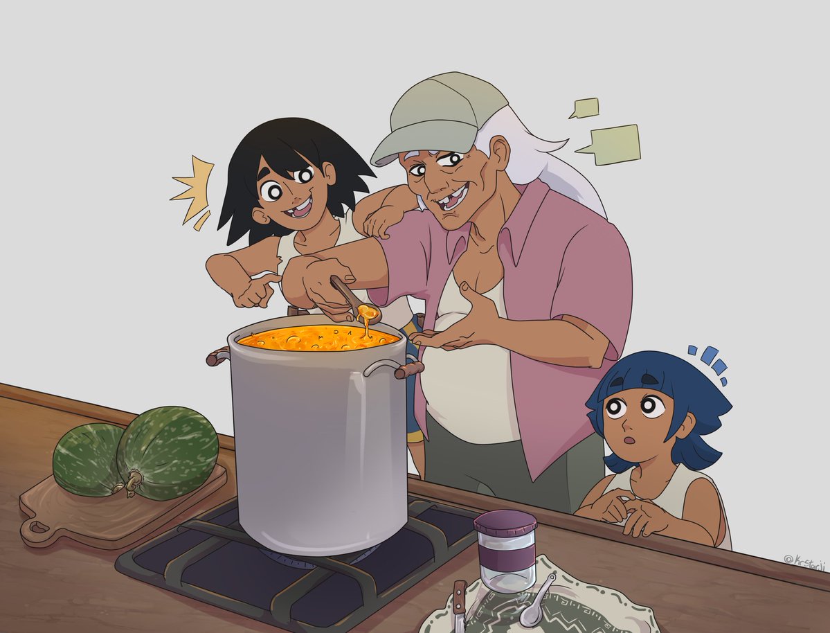 KrStarji's tweet photo. No pude evitar hacer una ilustración pq es algo muy habitual aquí el hacer dulce de cayote con mis abuelos al menos un fin de semana, y me picó nostalgia (aunque no soy fan del dulce).☝️

#electroandes https://t.co/j40xZ1p9DV