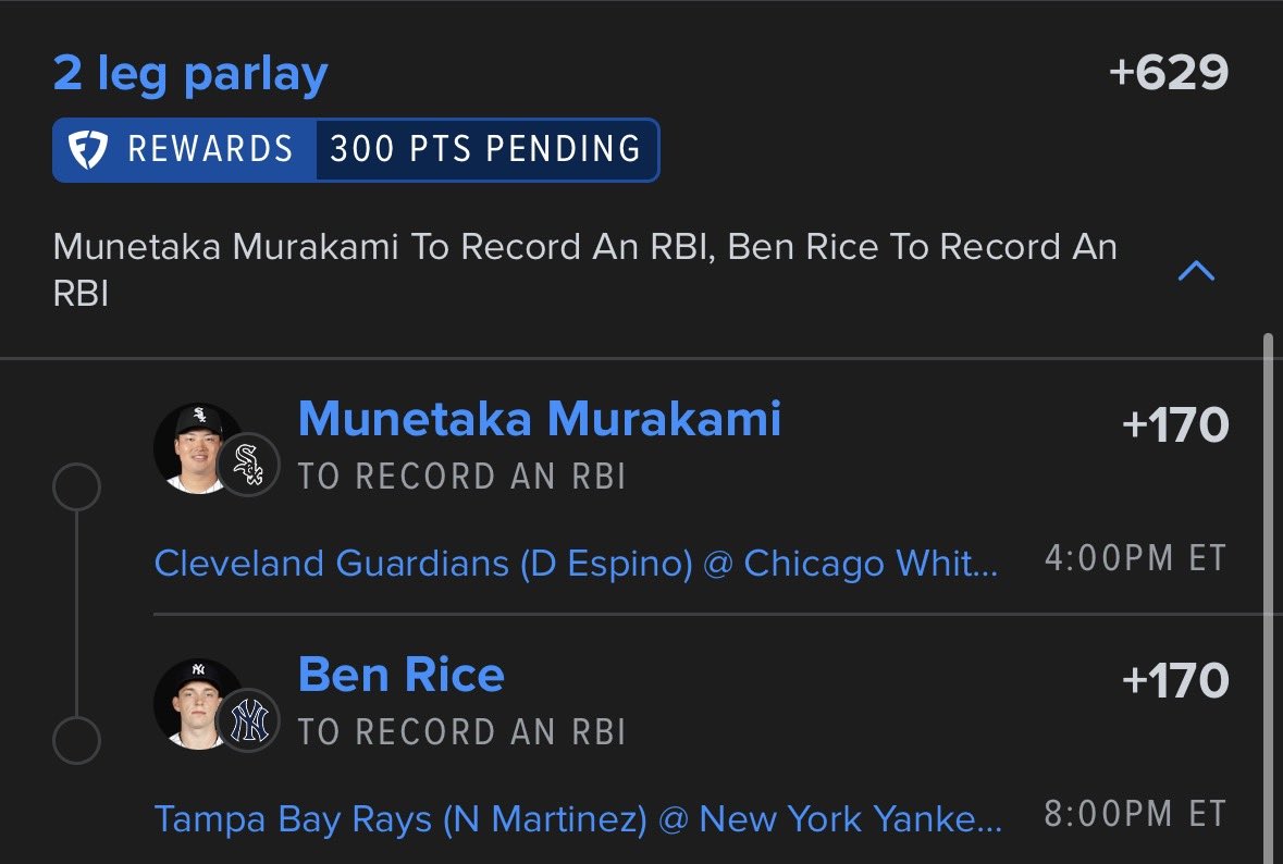 AnthWorldWide8's tweet photo. MLB public play with write up. Like the value for Mura and Rice as well. @GoldBoys 

#GamblingX #MLB #MLBProps #RBIs #SportsBetting https://t.co/ZEiqr0mQEp