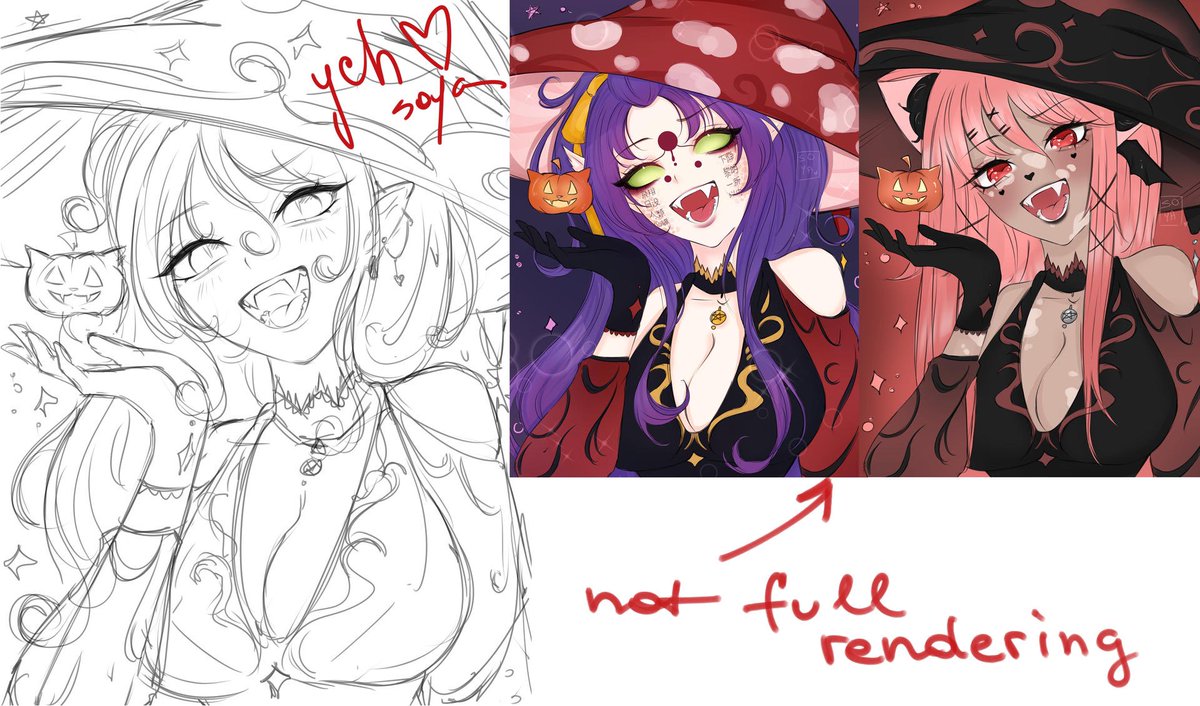nekosoyasaki's tweet photo. Witch ych - Full render

SB: $70 - Full render
MI: $5
AB: $250

more: https://t.co/bnTxSReGsU

#ychcommission #art #ychauction https://t.co/zXKZGjIuRV