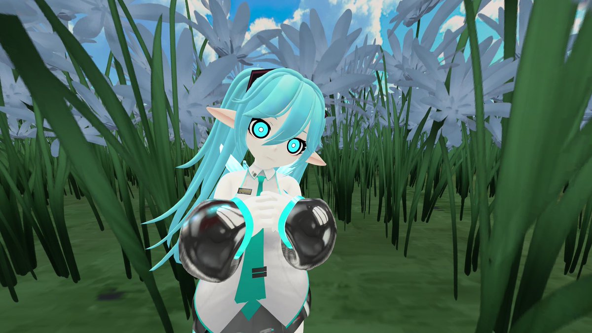SongbirdXayah's tweet photo. Fae Miku~ 🧚‍♀️🩵🎶✨

#VRChat #VRPhotography https://t.co/kRX2C3arqi