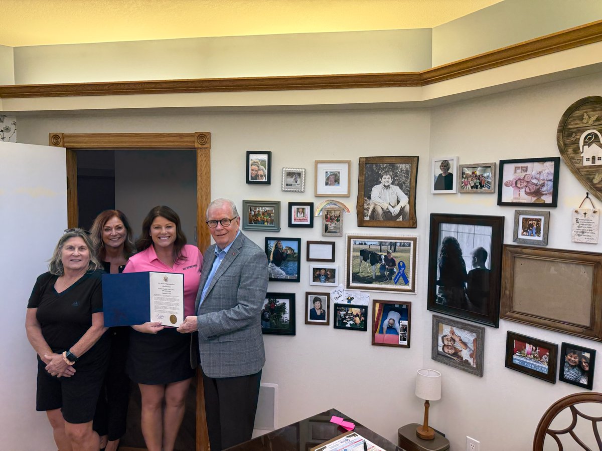 RepWalberg's tweet photo. Enjoyed meeting with Gabby's Ladder Grief Center in Monroe, an organization committed to providing support for families who lost a loved one. Thank you for providing vital counseling to support members of our community. https://t.co/JVW1947SKf