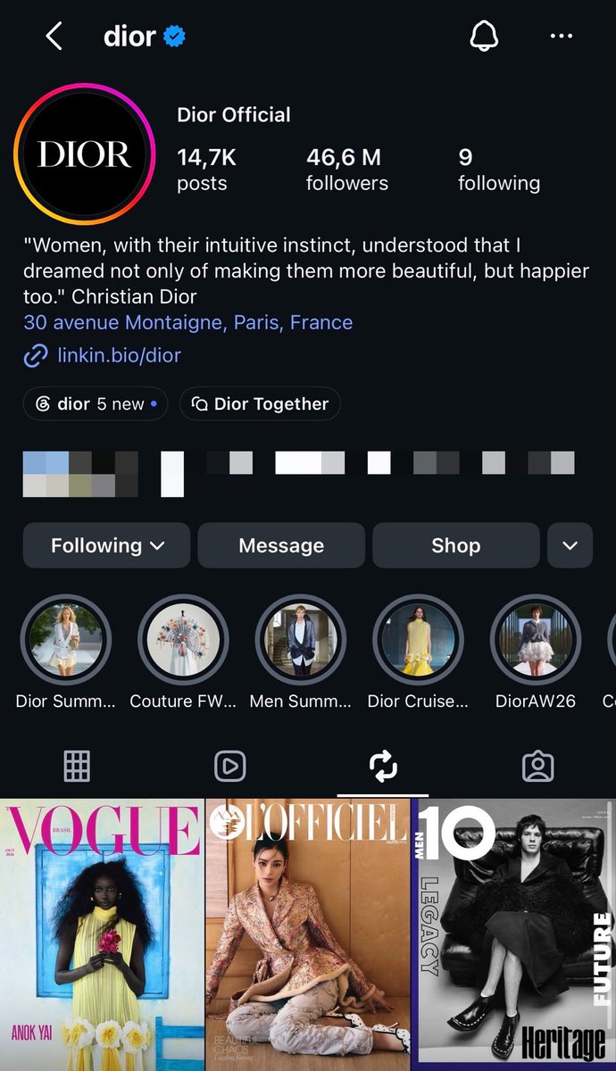 vlrp01's tweet photo. Dior liked and reposted L'Officiel Malaysia's latest cover featuring Lingling Kwong.
#linglingkwong #dior #dioraw26 https://t.co/mqcJkE8vlh