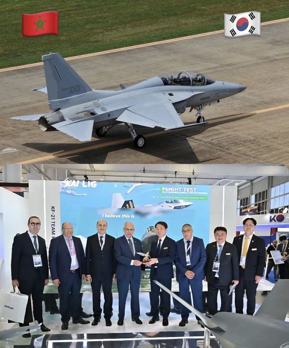 Jafkech's tweet photo. 🚨🇲🇦🇰🇷 Nouvelle annonce au Marrakech Air Show

Les Sud coréens vont livrer des FA-50, avion de combat leger, aux Forces Royales Air

Ils remplaceront les vieillissants F-5 et Alphajet. ✅ 

@anass004e https://t.co/b16sht52hO