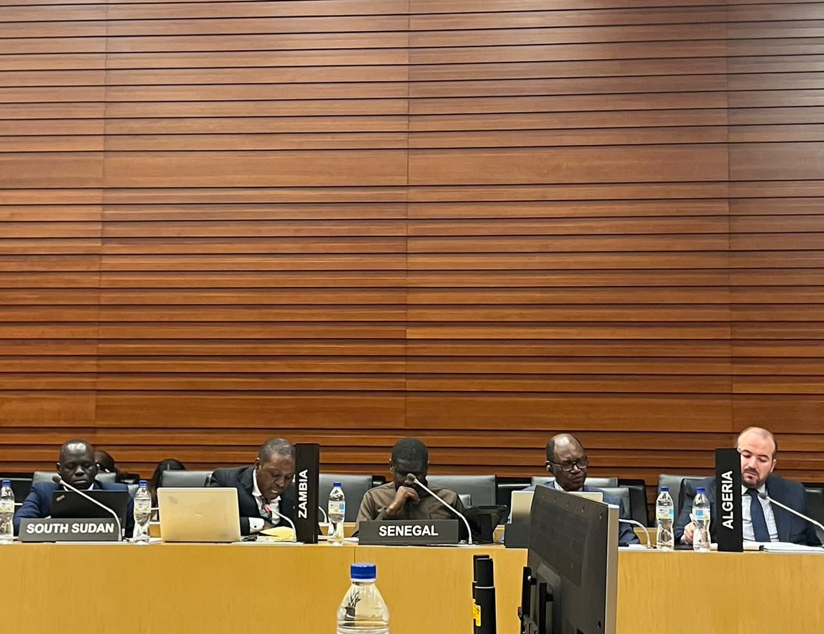 AmbalgAddis's tweet photo. Amb. @kled_mohamed chaired 4th meeting of the Sub-Committee on #Human_Rights, #Democracy &amp; #Governance (DHDG)—a subsidiary body of Permanent Representatives Committee (COREP). MS discussed important items, such as @_AfricanUnion Theme of year 2028, incoming Conf. on #migration https://t.co/jWNu4SZI1j