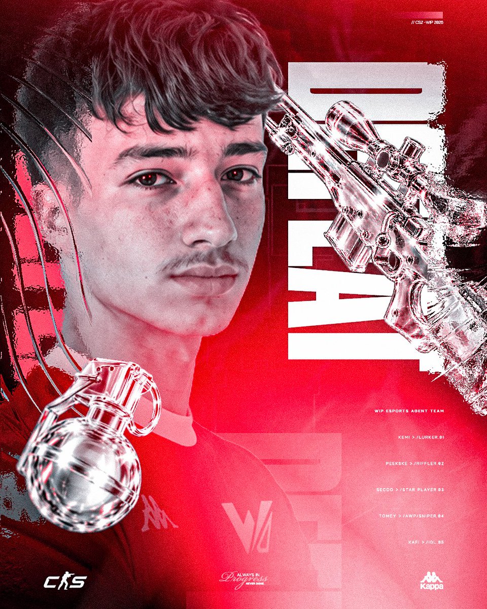 WIP_EsportsTeam's tweet photo. Nous avançons étape par étape. Au prochain match, nous ne vous décevrons pas. https://t.co/29xkZh0qTs