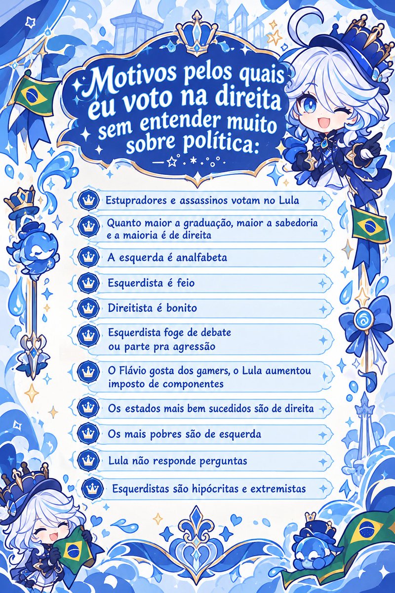 vaticunny's tweet photo. — ☆ﾟ.･｡ﾟ* 🇧🇷 ﾟ｡･.ﾟ☆ —* https://t.co/VrgHiB2Nq3