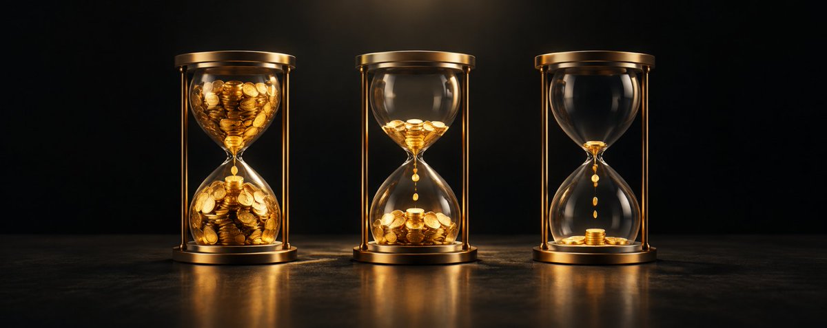 xelvoq's tweet photo. Waiting 10 years to start investing doesn't cost you 10 years.

It costs you more than half of everything.

Same person. Same $300 a month. Same 8% average return. Retire at 65.

Start at 25 → $1,047,000
Start at 35 → $447,000
Start at 45 → $177,000

Read that again.

The 25-year-old puts in just $36,000 more than the 35-year-old.

And ends up with $600,000 more.

That's not because they were smarter. Or earned more. Or picked better stocks.

They just gave compound interest more time to do the heavy lifting.

In the last 10 years before retirement, the money grows more than in the first 30 combined. But you only get those last 10 years if you started the first 30.

Most people wait for:
→ a bigger salary
→ the "right time" in the market
→ to "learn more first"

Meanwhile, the most valuable thing they own is quietly running out: time.

You can't buy back a decade.

But you can start today with whatever you have.

How old were you when you started investing?