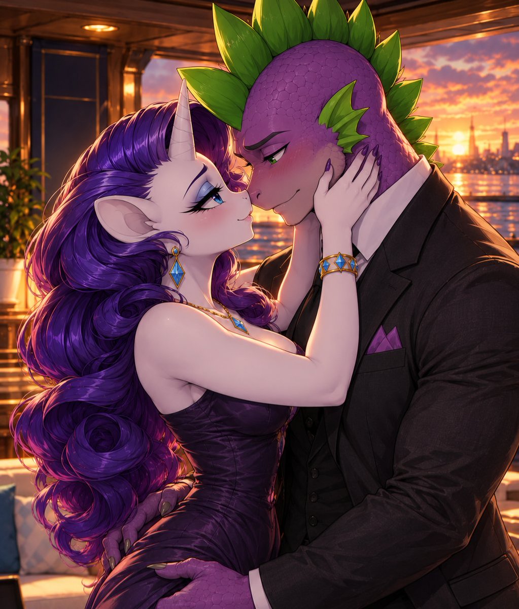 CloakAndSai's tweet photo. ❤️💎
#Chatgpt #AIart #mlp #mlpfim #mlpfanart #mlpfanfic #RogueDiamond 💎 #Rarity #Spike #Sparity https://t.co/TlTY4ywhdR