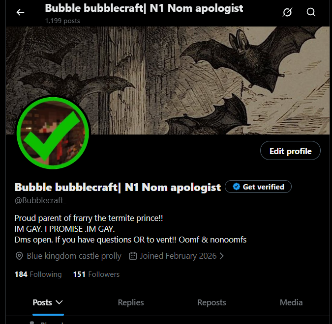 Bubblecraft_'s tweet photo. I HAVE 151 FOLLOWERS YAYAYAYAY https://t.co/fSIurT1mLT