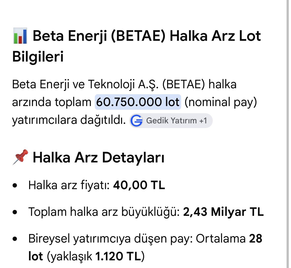 hltsngll's tweet photo. #betae halka arz olurken 60.750.000 m lot %15 dolaşımı vardı 
Şuan mevcut dolaşımdaki pay 54.959.377 M lot  mevcut dolaşım %13,57
Patron alım yapmış mı ? dolaşımdaki paylar azalmış ? Bilen aydınlatsın bizleri https://t.co/Kwzfp5iA3r