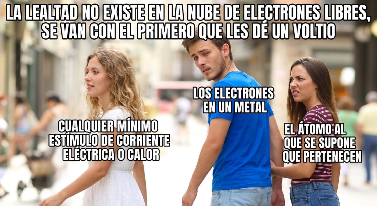 fyq_abel's tweet photo. #MaterialesenMemes "Nube de electrones"
@Materlandfct, @SOCIEMAT y @FECYT_Ciencia
#RecursosPalomerasVallecas Honinse https://t.co/RG3xY8NE4H