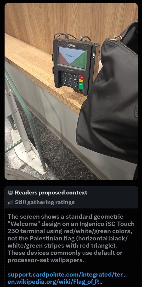 Mamabenergy2's tweet photo. @LauraLoomer @ZohranKMamdani The community notes for the win.
Also, who is sending you a fucking pay terminal?
Hookers take Visa now? https://t.co/ynFRgVRJTj