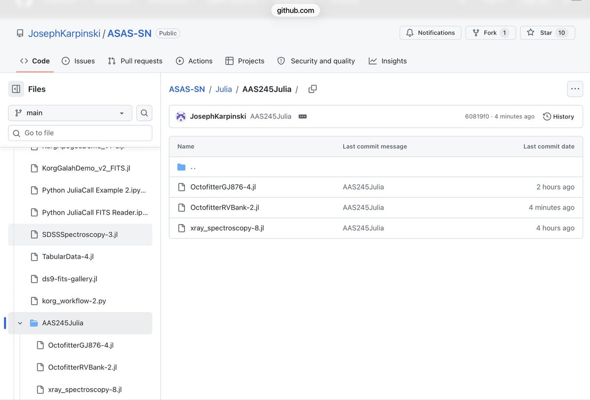 jkarpin2's tweet photo. Let’s modify a few of the AAS245Julia examples with Claude AI
https://t.co/n9vY2HrEDI
https://t.co/xdmfdTKXtW
https://t.co/dsK0p7ceky
https://t.co/4WtXRnvWE0
#astronomy #astronomer #astronomers #Astrophysics #astrophysicist #Julia @claudeai #Claude https://t.co/kuWehL8DfT