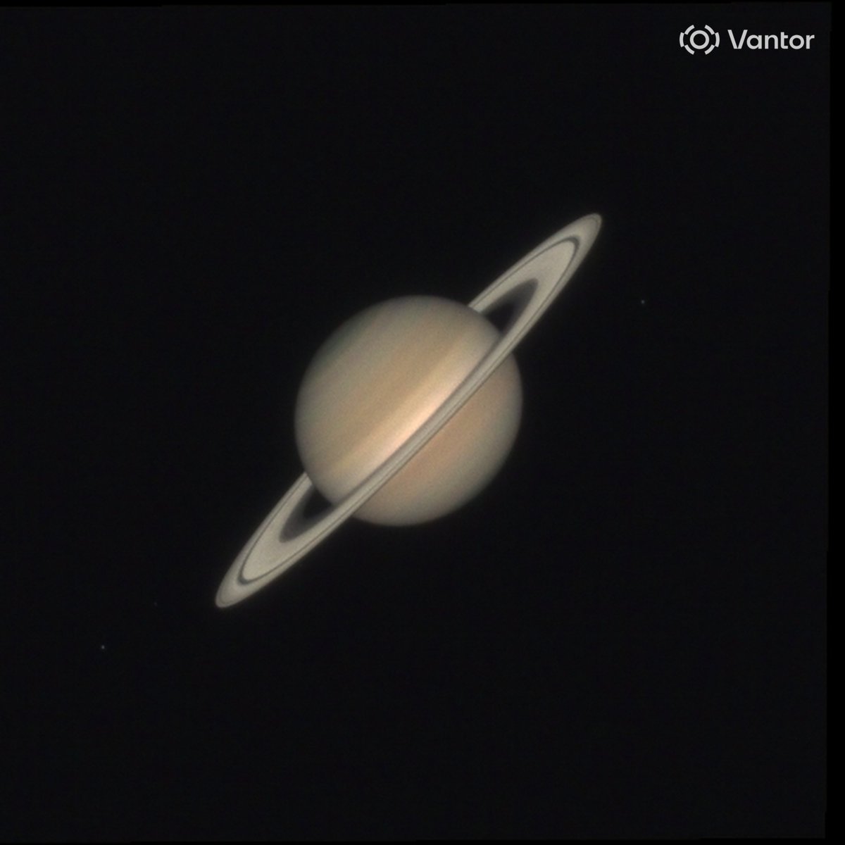 vantortech's tweet photo. Fresh off the satellite today! 🪐🛰️

This incredible image of Saturn was taken by WorldView Legion on October 7, 2026 —from nearly 1.5 billion kilometers away.

Even at that distance, WorldView Legion was still able to see the planet and surrounding stars clearly.

A remarkable view of Saturn. And a remarkable demonstration of our imaging capabilities.

Learn more about WorldView Space: https://t.co/EY5DLnFill