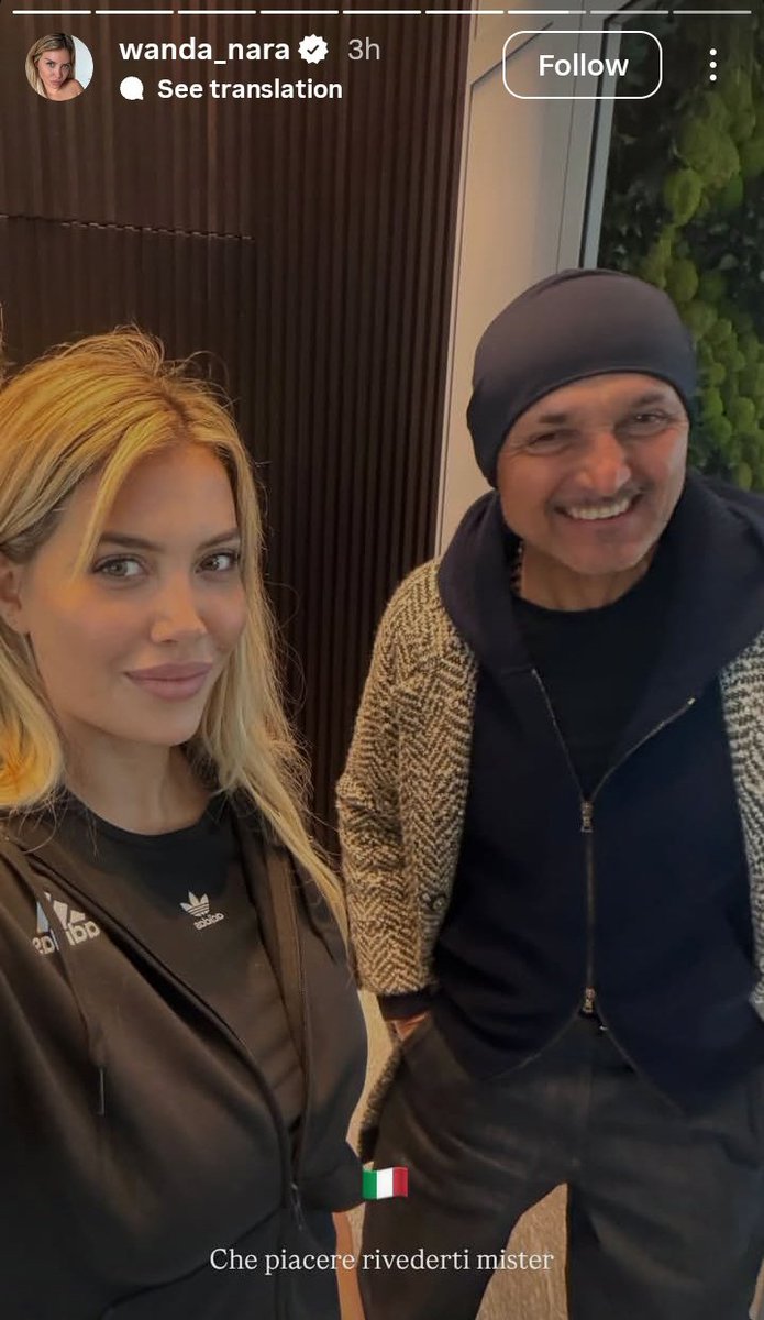 theFJEN's tweet photo. 🔙 Luciano Spalletti x Wanda Nara. https://t.co/SBoH7LKkzB