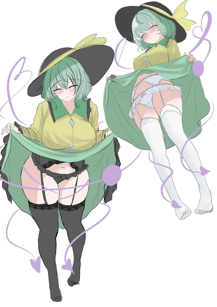 futo_pero's tweet photo. こいしちゃんどっち派 https://t.co/YsRvS2pZ6G