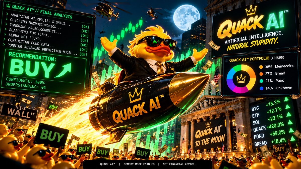 Quack_ai1's tweet photo. @Parody_RH $QUACK AI

Ca: 0x97cd0cb50a7072a7c2c82a35479757083ec5971a https://t.co/L0cTGTZqqE