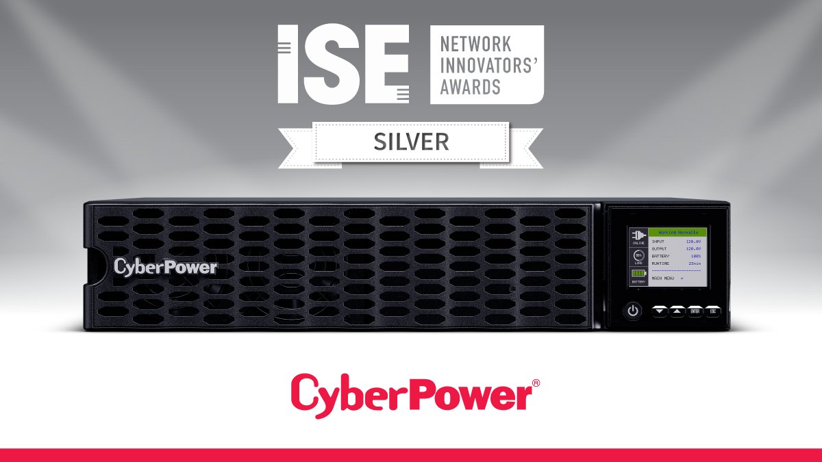 CyberPowerInfo's tweet photo. 🏆 Two innovative power solutions win Silver honors: CyberPower PDU41001G & OL1K5RTHD in 2026 ISE Network Innovators' Awards. ⚡🔋 Learn more: 🔗 PDU41001G Award https://t.co/qrImW7nV3C 🔗 OL1K5RTHD Award https://t.co/npFFCCVKSz #CyberPower #ISENetworkInnovators #PowerProtection #PowerDistribution #ITInfrastructure