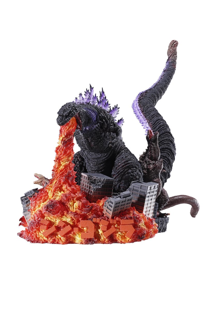 mega_hobby's tweet photo. 【#ゴジラ】
『シン・ゴジラ』からゴジラ（2016）が
ついに「プチラマDX」に登場！

頭頂高約145mmと
迫力のボリュームと造形での立体化！

明日10月9日(金)より予約受付開始となります！

https://t.co/GcziGAcAd1 https://t.co/uUbKRvQi2k