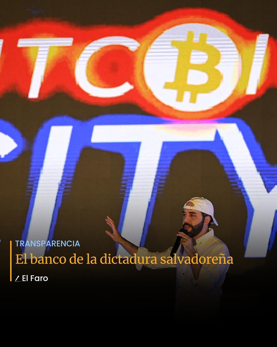 _elfaro_'s tweet photo. EDITORIAL | Desde su llegada a Casa Presidencial, los arquitectos de la dictadura emprendieron la toma de todas las instituciones del Estado no solo con fines políticos sino, y sobre todo, con el fin de saquearlo sin oposición. 

El Banco de Desarrollo de El Salvador, Bandesal, fue convertido en centro de captación de fondos para ser distribuidos entre el grupo familiar de los Bukele, sus amigos, funcionarios leales y las empresas que todos los anteriores habían creando o crearían para convertir ese saqueo en préstamos amparados en contratos con el mismo Estado.  

Bandesal nació por decreto en 2012, en sustitución del Banco Multisectorial de Inversiones, con el objetivo de apoyar con tasas bajas el desarrollo de pequeñas empresas; así como financiar a proyectos de interés nacional. Menos de una década después, la dictadura lo convirtió en una de las piezas clave de su saqueo, fondeando y administrando dos de las grandes cajas negras del bukelato y proporcionando decenas de millones con los cuales Nayib Bukele presumía comprar bitcoins desde su teléfono personal. 

Leé el editorial de nuestra revista de octubre:  https://t.co/zUJznIdHK6