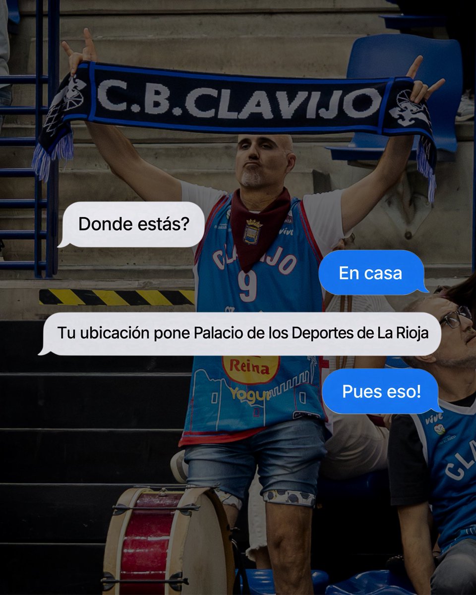 CBCLAVIJO's tweet photo. 💙 | Si te preguntan por mí … ya sabéis dónde estoy! 

#SiempreClavijo https://t.co/H0LkDKfhLe