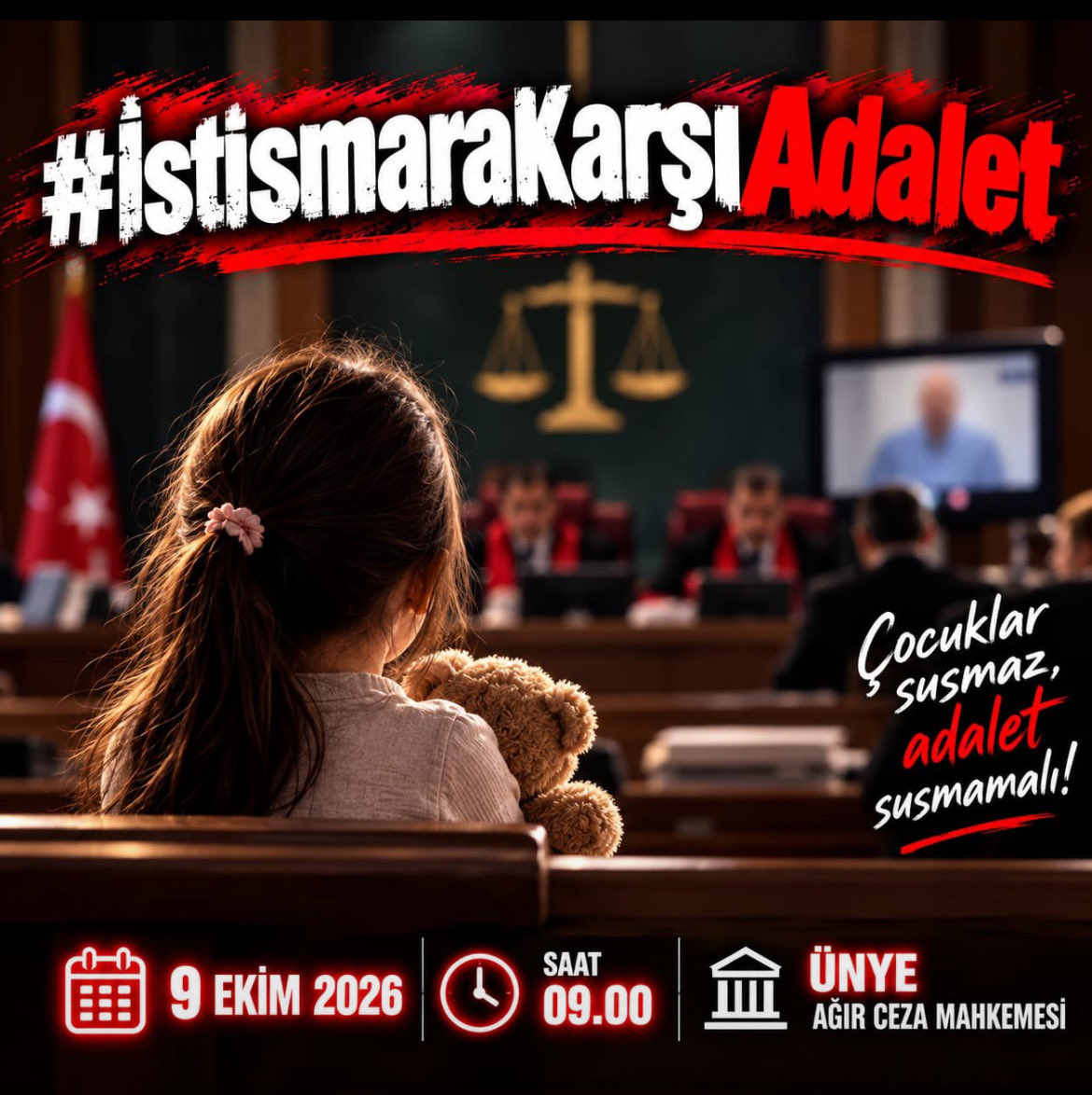 atlasmurat881's tweet photo. İstismar, bir çocuğun hayallerini, güvenini ve çocukluğunu elinden almaktır. Yaşanılan bu derin travmanın hesabı hukuk önünde sorulmalıdır. Çocuklarımızın çalınan geleceği ve hakları için sesimizi yükseltiyoruz. #İstismaraKarşıAdalet https://t.co/unXpElm9Rj