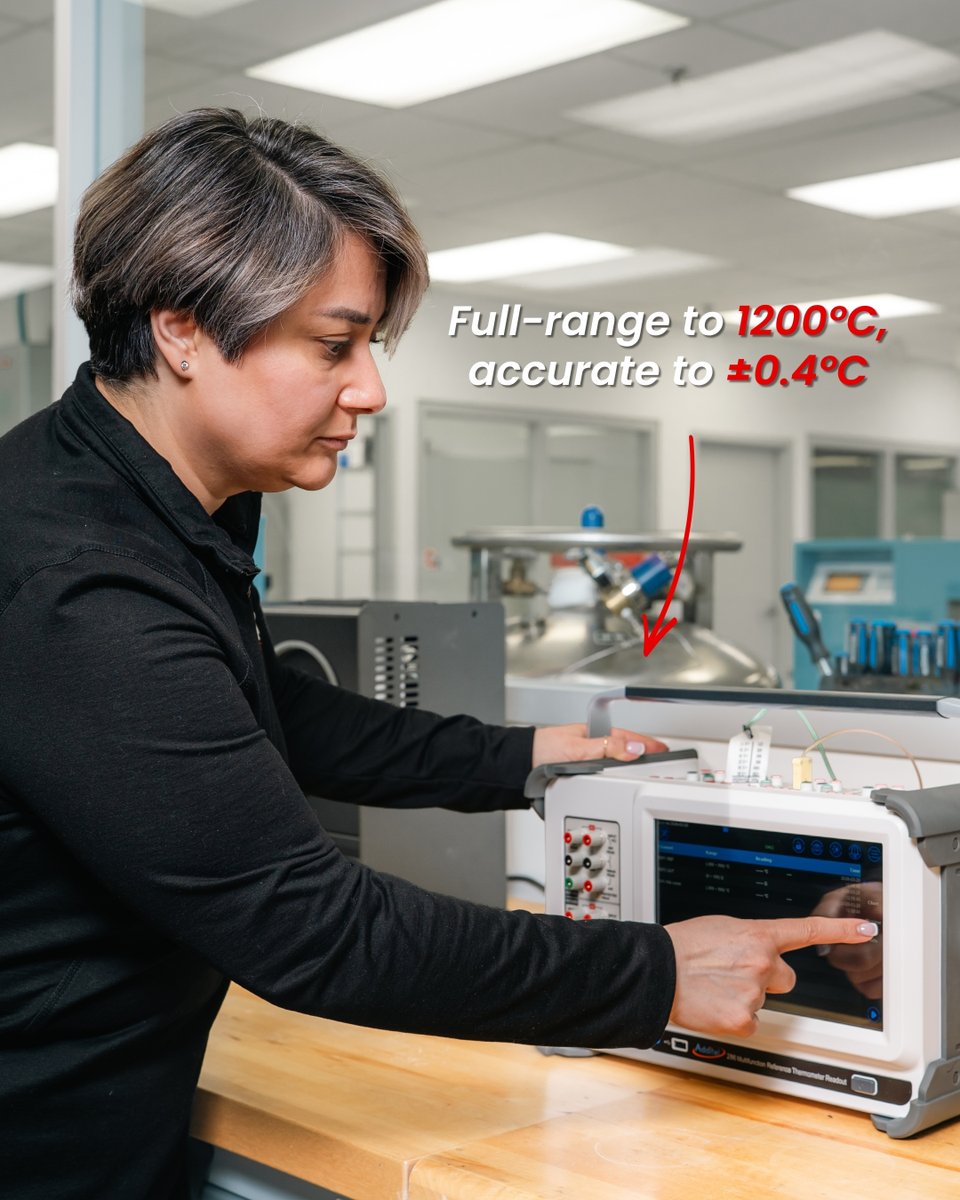 Alpha_Controls's tweet photo. Under The Scope: Temperature Calibration 🌡️🔥

We're now the only lab in Canada calibrating noble thermocouples to 1200°C without extrapolation. 🇨🇦

Uncertainties as low as ±0.4°C, down from the industry standard ±3°C. ✅

ℹ️ Learn More: https://t.co/yT4eFm35pp

#AlphaControls https://t.co/lw0QN19Ee7