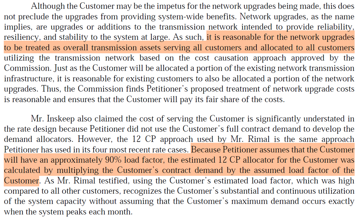 Ben_Inskeep's tweet photo. Today, the IURC approved a deal between AES Indiana and a Google data center with secret terms and secret, discounted rates. 

It will shift $74 million in transmission network upgrades onto all AES Indiana customers -- directly contradicting the Ratepayer Protection Pledge. https://t.co/W8H68RrzLL