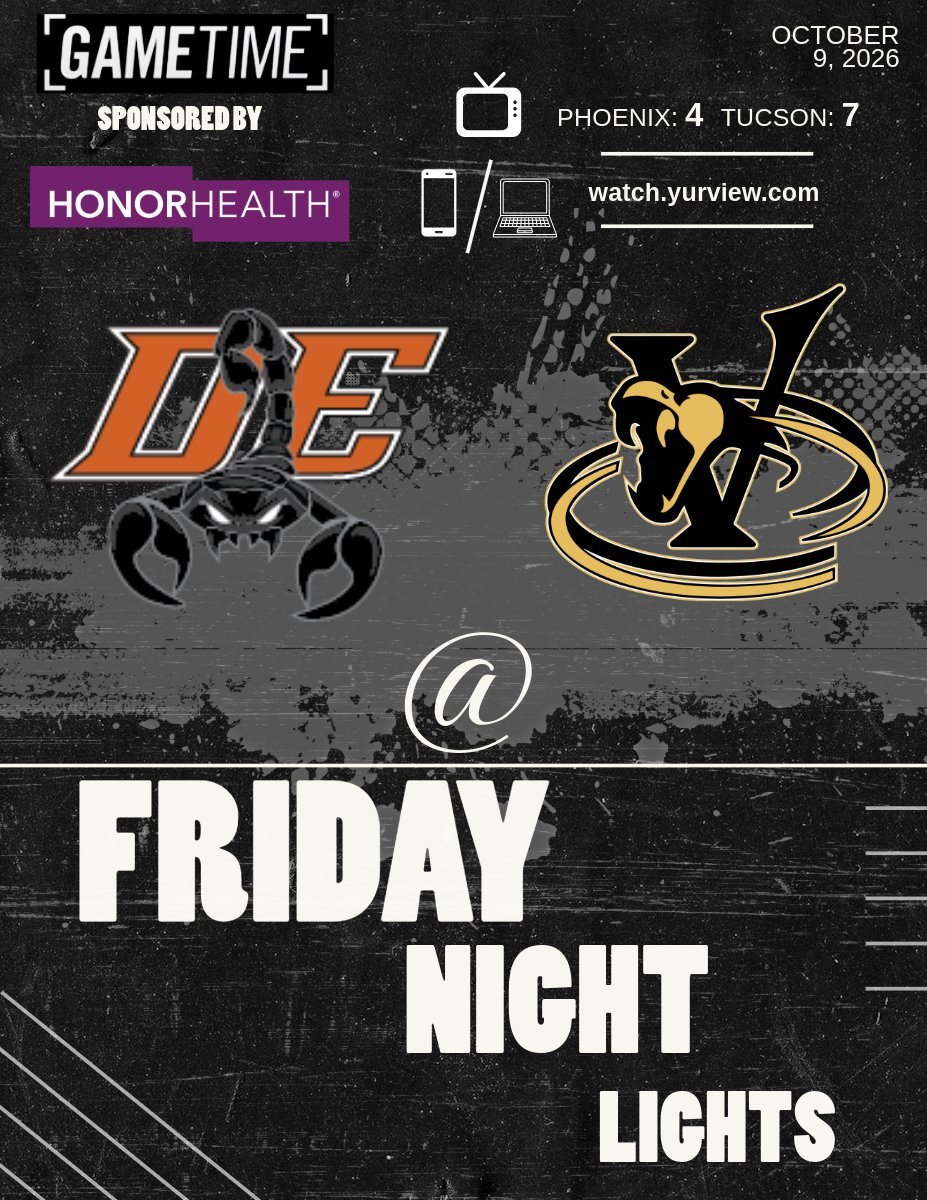 YurView_AZ's tweet photo. A Westside matchup this Friday...
@DEdgeFootball (4-2) heads north to take on the @Verrado_Vipers (3-3) ! https://t.co/NNqxXcAPK4