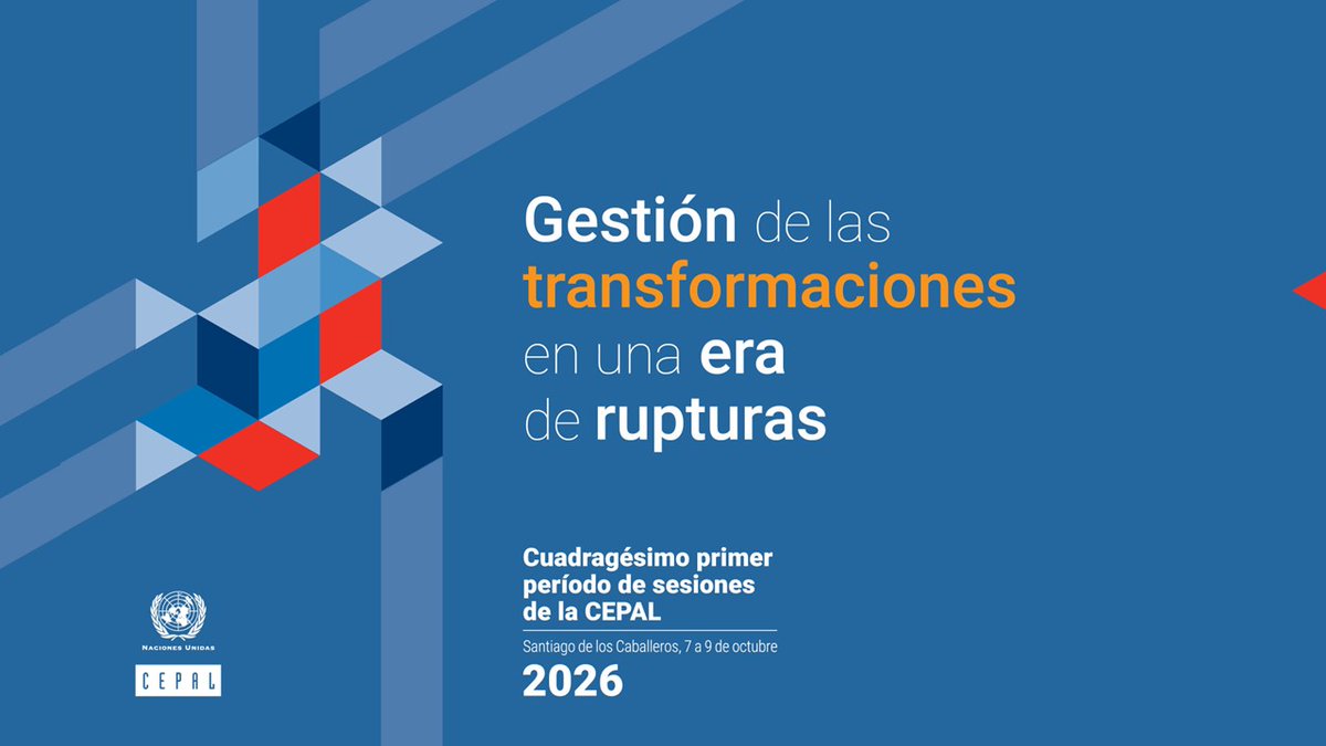 cepal_onu's tweet photo. 🗨️El desarrollo es un proceso de transformación estructural que no emerge espontáneamente de las fuerzas del mercado, sino que requiere una capacidad de conducción estratégica: capacidad de gestión de las transformaciones: @JoseMSalazarX, Secretario Ejecutivo de la #CEPAL, en la presentación del documento 𝐆𝐞𝐬𝐭𝐢𝐨́𝐧 𝐝𝐞 𝐥𝐚𝐬 𝐭𝐫𝐚𝐧𝐬𝐟𝐨𝐫𝐦𝐚𝐜𝐢𝐨𝐧𝐞𝐬 𝐞𝐧 𝐮𝐧𝐚 𝐞𝐫𝐚 𝐝𝐞 𝐫𝐮𝐩𝐭𝐮𝐫𝐚𝐬, durante el 41⁰ período de sesiones de la @cepal_onu que se realiza en República Dominicana 🇩🇴
¡Descárgalo! 📚 https://t.co/GMtCFFfwMf