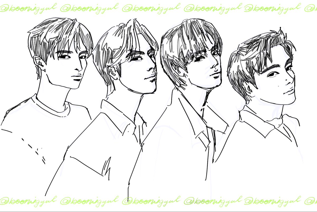 boomigyul's tweet photo. #wip ode to my pondphuwin geminifourth band au https://t.co/PUmO0SnFvh