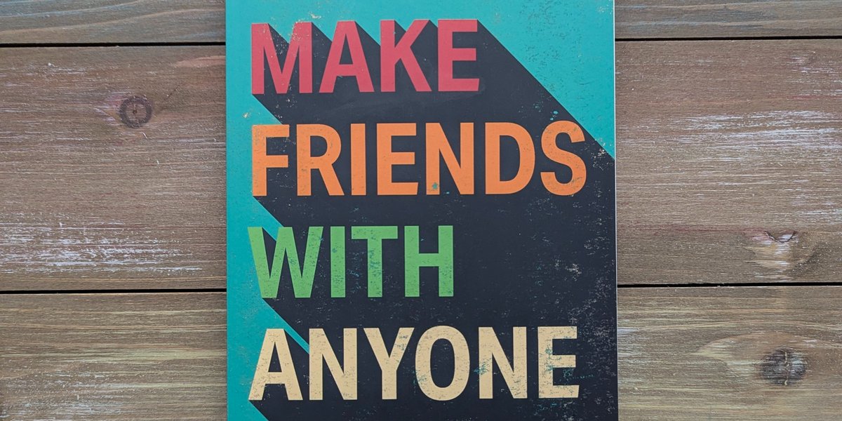 NavPress's tweet photo. Loneliness has reached epidemic levels. Make Friends with Anyone by Wayne Francis is a practical, biblically grounded guide to forming meaningful relationships that build you up and don’t burn you out.

Save 20%: https://t.co/mPT0W4GPSM https://t.co/BrFNXVxjsW