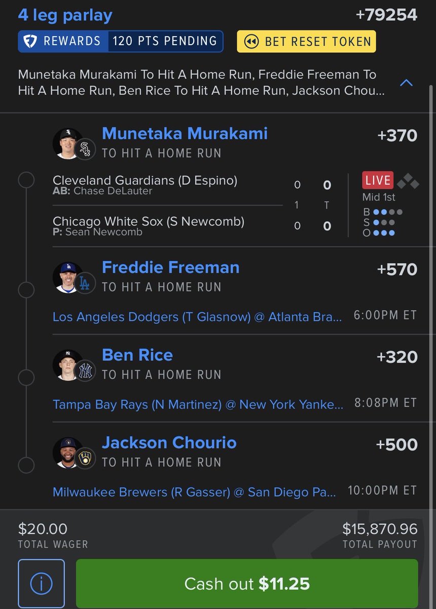 CeeZar_ApesOdds's tweet photo. Maybe my last money from MLB before the season is over ?
#BettingTips 
#mlb
#bettingmlb
#yankees https://t.co/yI7nIAFiU7