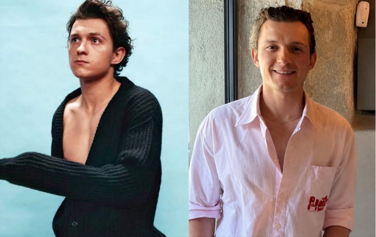 nastik_bhai's tweet photo. How did Tom Holland age This much in just 3 years? 

          2022                                  2025 https://t.co/Fb2wRfKFPg