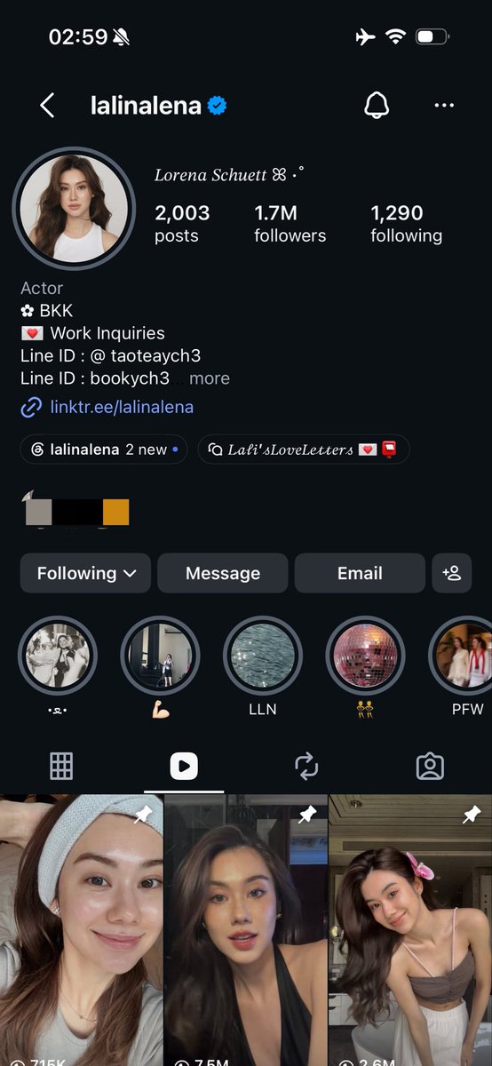 mmiusexual's tweet photo. Lena just added an Insta story to 🧸(Miu) highlights 

I FEEL LIKE IVE BEEN HEARD BY LENA LALINAAA🥹🩵
#Lenamiu https://t.co/rBrsEoDAVg