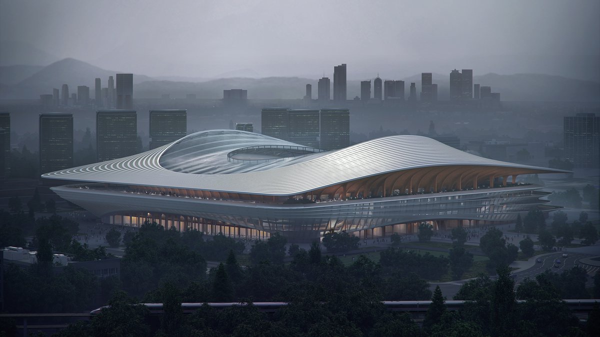 JujiangArt's tweet photo. Arch curved components build stunning interior venue space. Custom building components achieve the avant-garde design of large sports landmarks. 
#ArchitectureDesign #SportsStadium #CurvedFacade #CustomComponents #BuildingAesthetics #LandmarkProject https://t.co/LrbSm60flz