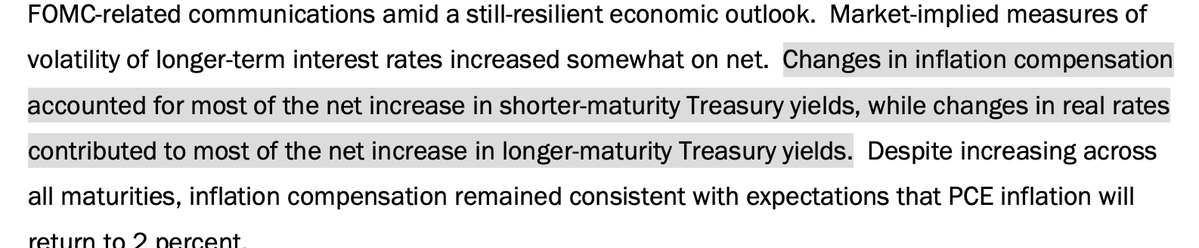 MichaelMOTTCM's tweet photo. Real yields are driving long-end rates higher, not inflation fears; there it is, right in the Fed minutes. Thank you https://t.co/oM9GmtFH9E