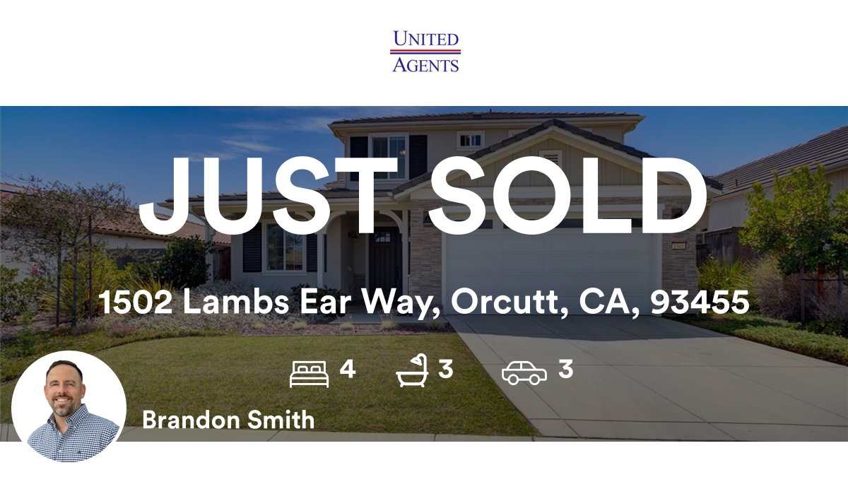 brandonsmithua's tweet photo. 🛌 4 🛀 3 🚘 3
📍 1502 Lambs Ear Way, Orcutt, CA, 93455

My latest sale on RateMyAgent.
CA 01933290
https://t.co/GZrJTZQbGA

...
#ratemyagent #realestate #United_Agents https://t.co/z4YingbkVu