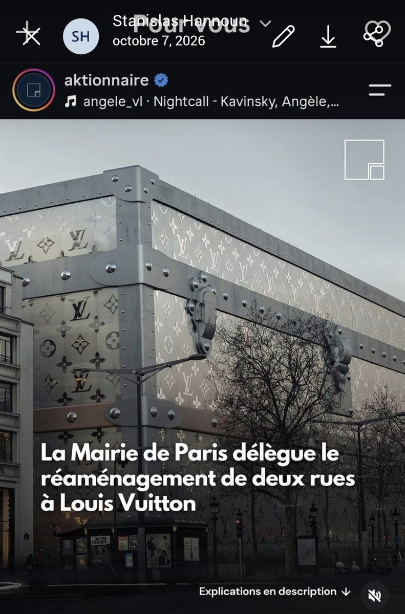 St_Han's tweet photo. .@aktionnaire --> Une nouvelle démonstration du recul des services publics et de la délégation peu à peu de prerogatives étatique / municipales à des entreprises Etats détenues par des milliardaires.
Un commentaire @egregoire
? @Paris #LVMH #LouisVitton https://t.co/Hup1SizI86