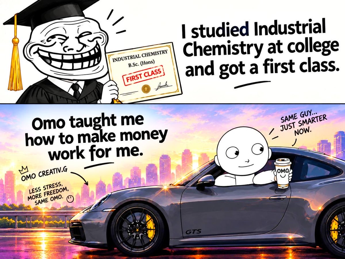 mofweb3space001's tweet photo. My video and images meme entry into the OMO Meme Wars Contest!!

 OMO really said forget the degree, let’s study where the money is leaking..

Useful money maths but with unnecessary drama lmao 😭

#OMOMemeWars @OMOlayers https://t.co/FIPkzQVhmC