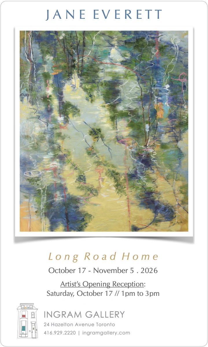 TorontoART's tweet photo. I woke up this morning thinking about yellow!
-JANE EVERETT

Long Road Home opens #AtTheGallery October 17
