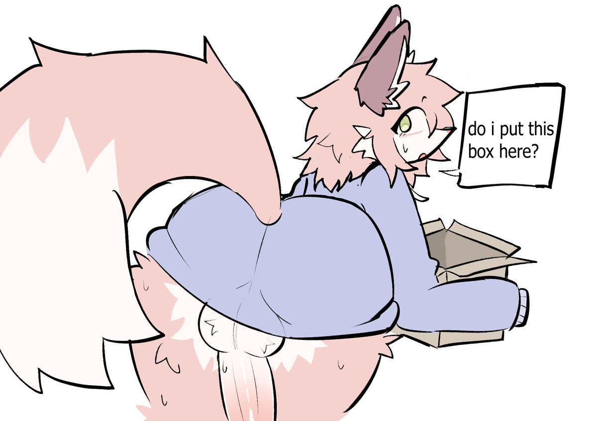 PurinFoxo's tweet photo. the issue with this weird fox that doesnt like wearing underwear https://t.co/Mh9mjHjd0Z