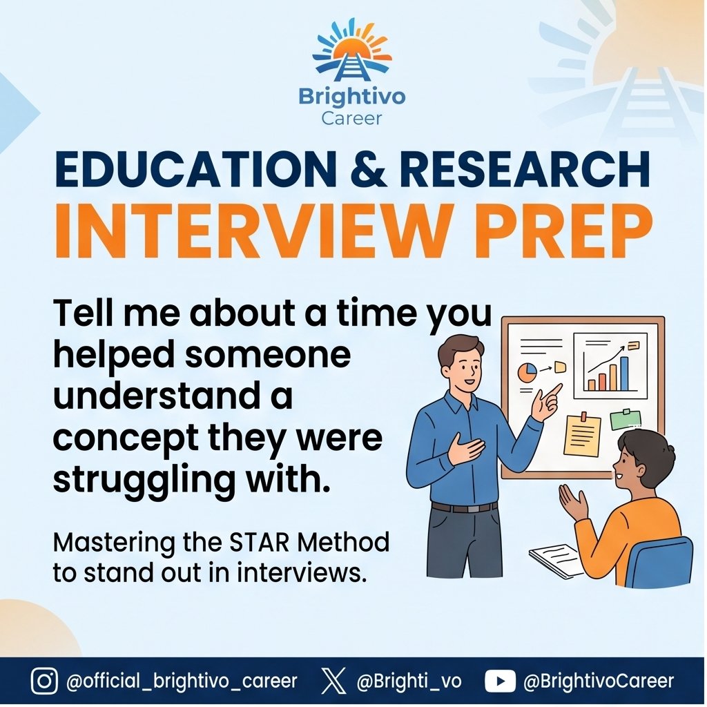 Brighti_vo's tweet photo. How do you answer, “Tell me about a time you helped someone understand a difficult concept?”

Use the STAR Method:
Situation — Identify the gap
Task — Set the goal
Action — Use visuals &amp; active learning
Result — Show the impact

Save this for your next interview prep! https://t.co/OYlx1QOcQh