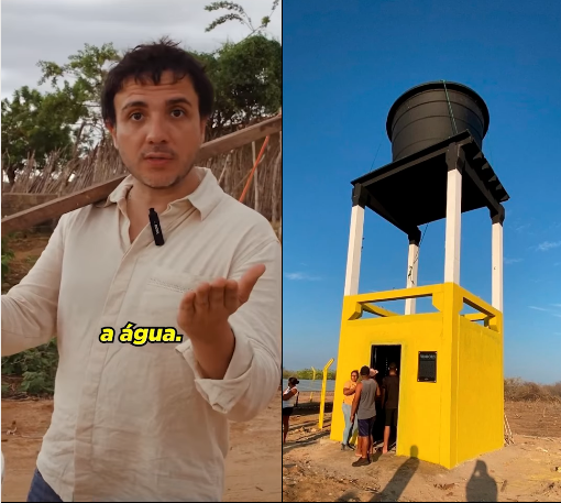 Alexmorettibr's tweet photo. Renan Santos teve apenas 2 votos (0,85%) na região onde instalou uma caixa-d’água preta. https://t.co/gU5fLIA21L