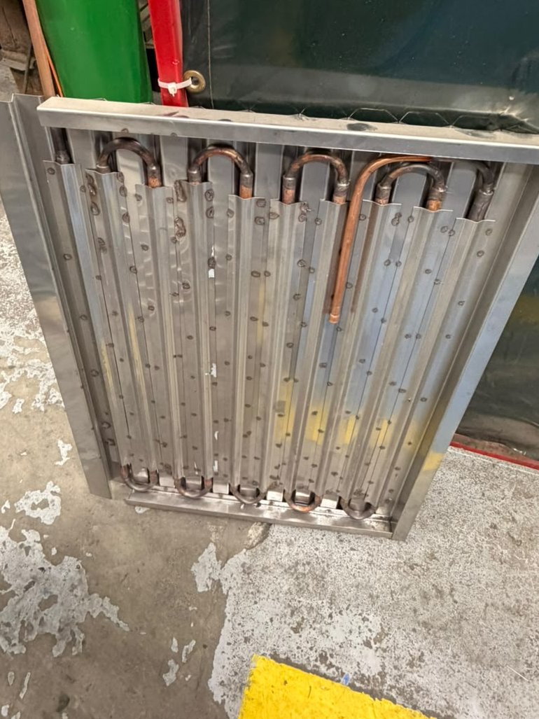FabioFuentes5's tweet photo. A design is only part of the job. Manufacturers still need to answer: Can we build it? What will it cost? How long will it take and is it profitable?

Those answers get harder when an assembly combines sheet metal, motors, wiring, cooling components, and insulation.
I’m building a factory-aware design service that helps manufacturers and buyers work through those decisions together.

Manufacturers can revise a design around their actual capabilities: choosing materials and components, deciding how parts are cut, bent, and joined, and identifying work that needs an external supplier.

Buyers can see the proposed revision and understand the tradeoffs in design, estimated cost, and lead time before committing.

The important part: each accepted revision captures how the factory builds. That knowledge can inform the next design and quotation instead of starting from scratch.

The goal is a shorter path from “this is what I want” to a product the factory can make and a job that makes economic sense.