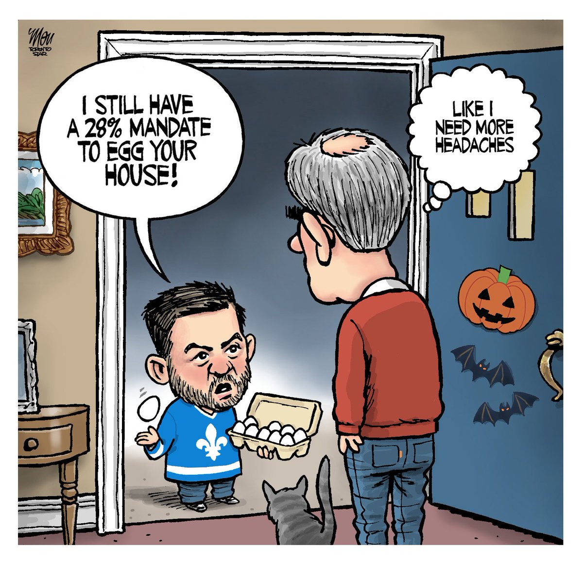 TheoMoudakis's tweet photo. Please enjoy my cartoon for Thursday's @TorontoStar https://t.co/W6rJvnfwS8