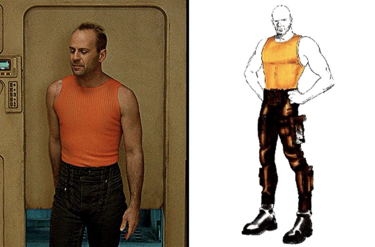 rogue's tweet photo. It is crazy how these futuristic outfits designed by Jean Paul Gaultier for The Fifth Element still look so fashionable even all these decades later https://t.co/0CWQ5NEzfk